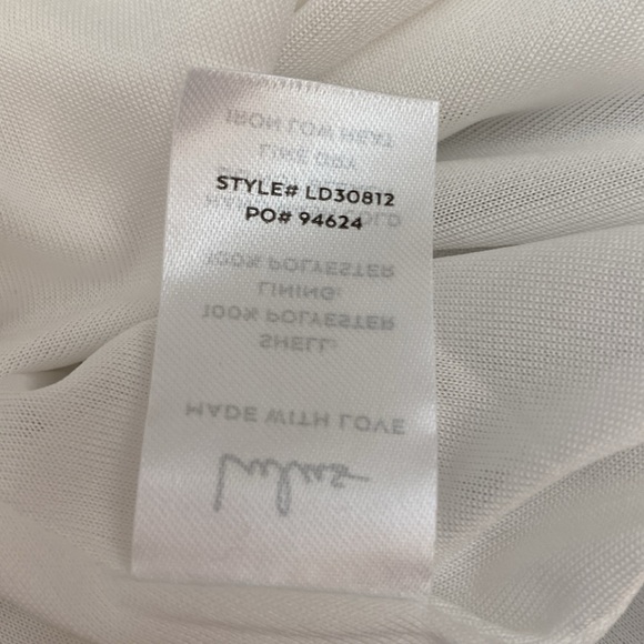 LULU’S Any Sway, Shape, or Form White Lace Halter Dress Size XS - Picture 8 of 9